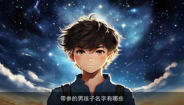 带参的男孩子名字有哪些