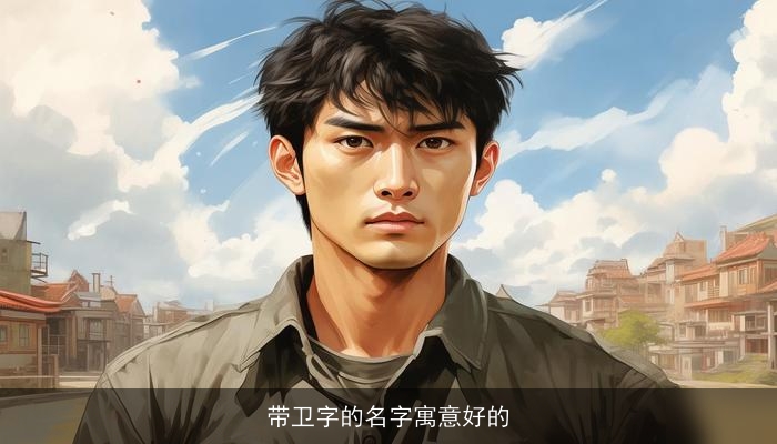 带卫字的名字寓意好的