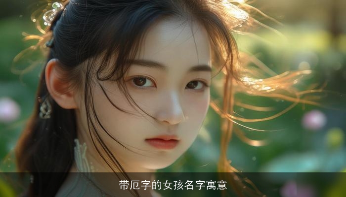 带厄字的女孩名字寓意