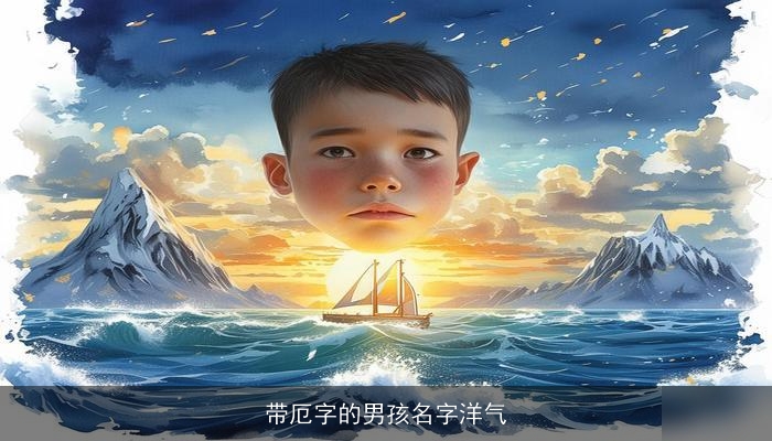 带厄字的男孩名字洋气