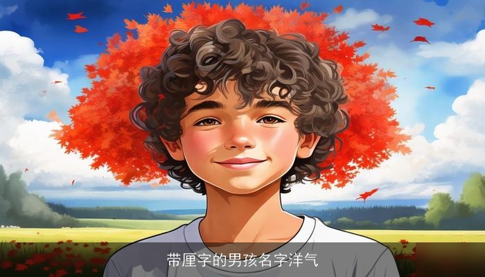 带厘字的男孩名字洋气