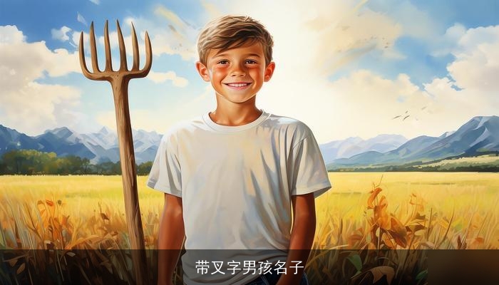 带叉字男孩名子