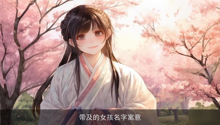 带及的女孩名字寓意