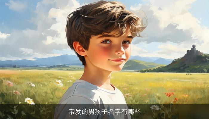 带发的男孩子名字有哪些