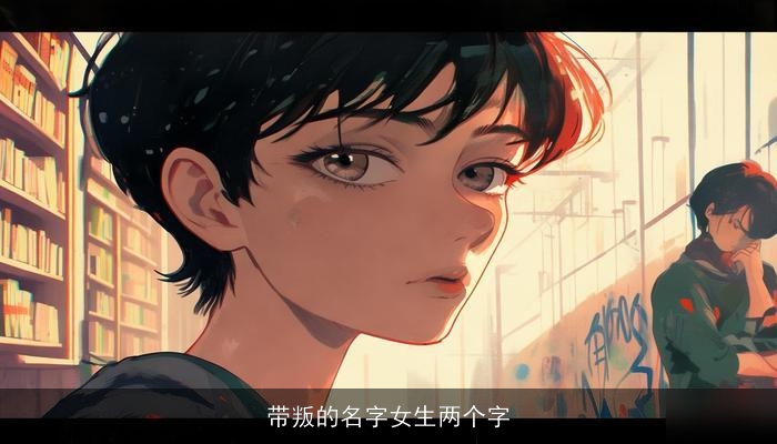 带叛的名字女生两个字