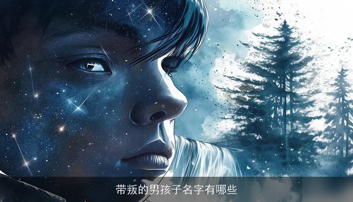 带叛的男孩子名字有哪些
