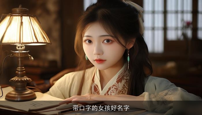 带口字的女孩好名字