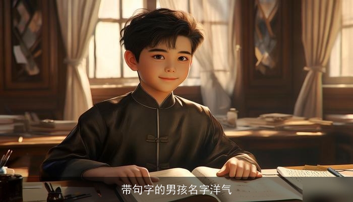 带句字的男孩名字洋气