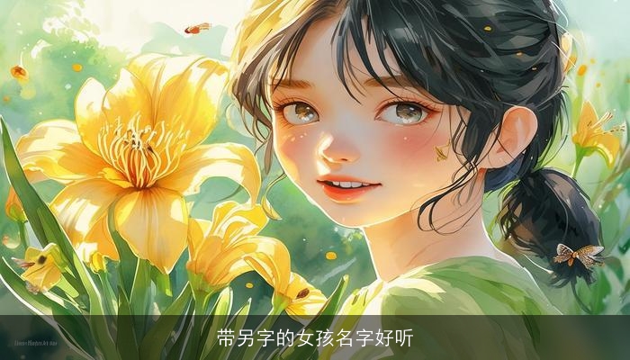 带另字的女孩名字好听