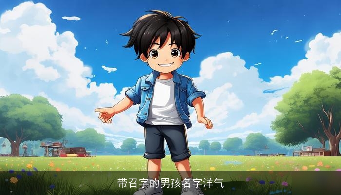 带召字的男孩名字洋气