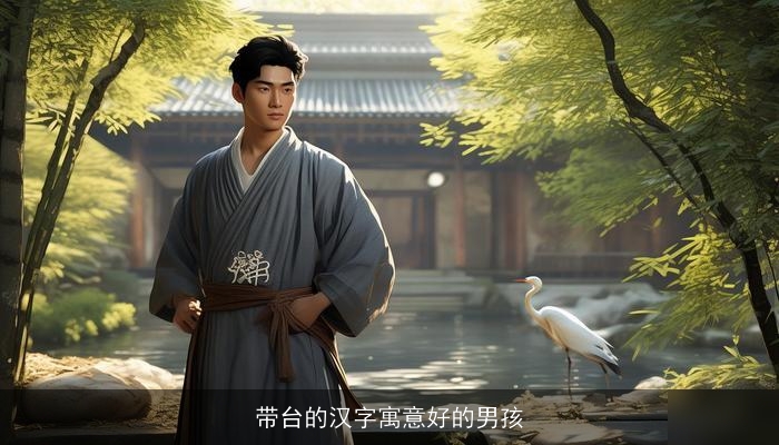 带台的汉字寓意好的男孩