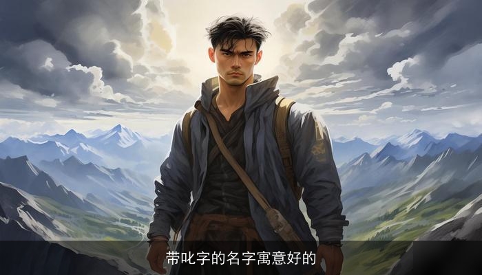 带叱字的名字寓意好的