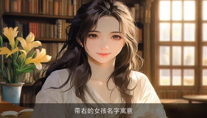 带右的女孩名字寓意