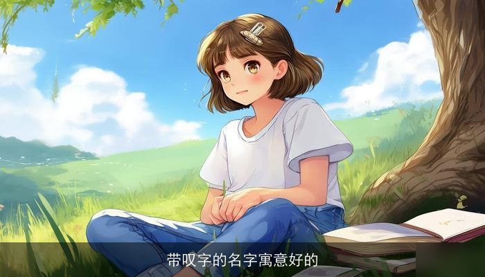 带叹字的名字寓意好的