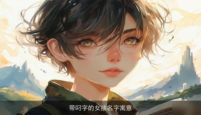 带叼字的女孩名字寓意
