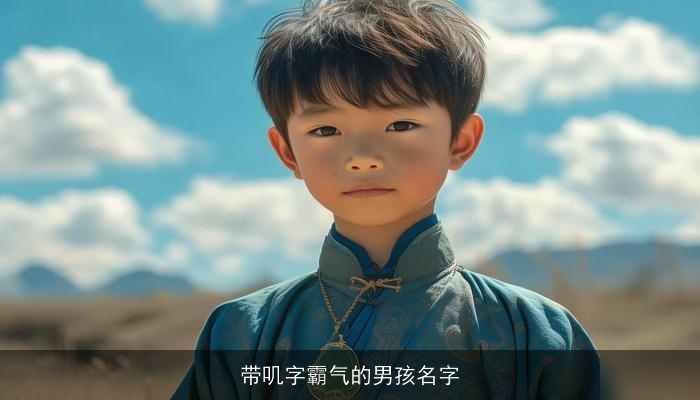带叽字霸气的男孩名字
