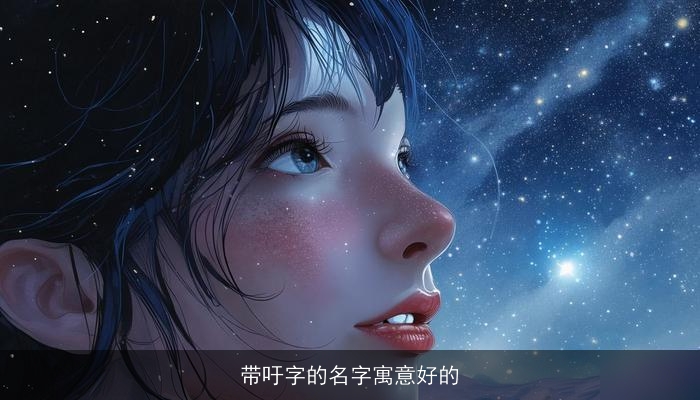 带吁字的名字寓意好的