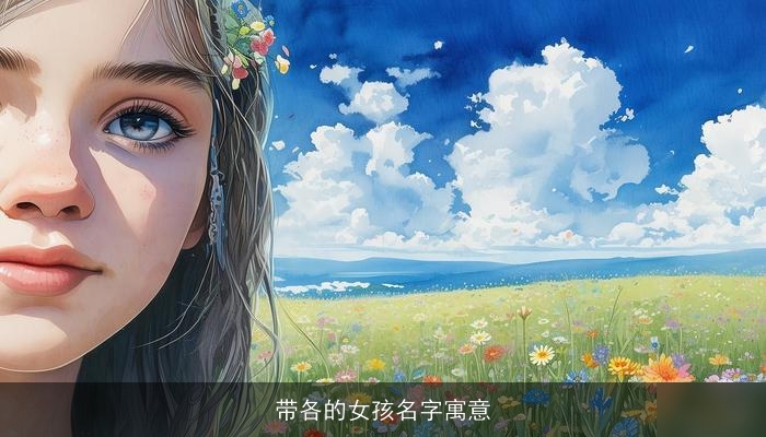 带各的女孩名字寓意