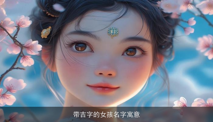 带吉字的女孩名字寓意