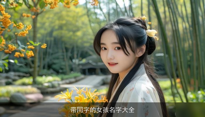 带同字的女孩名字大全