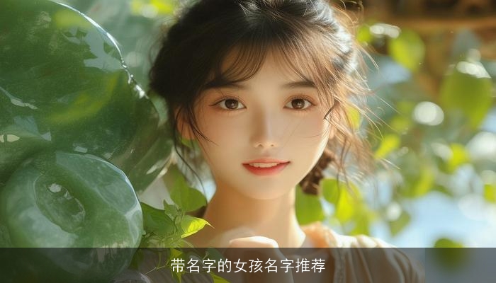 带名字的女孩名字推荐