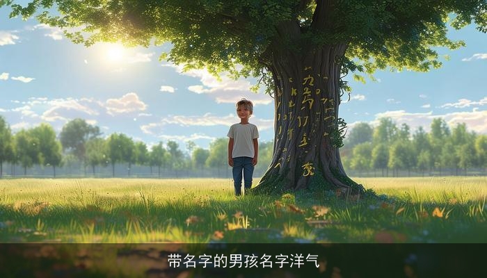 带名字的男孩名字洋气