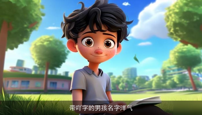 带吖字的男孩名字洋气