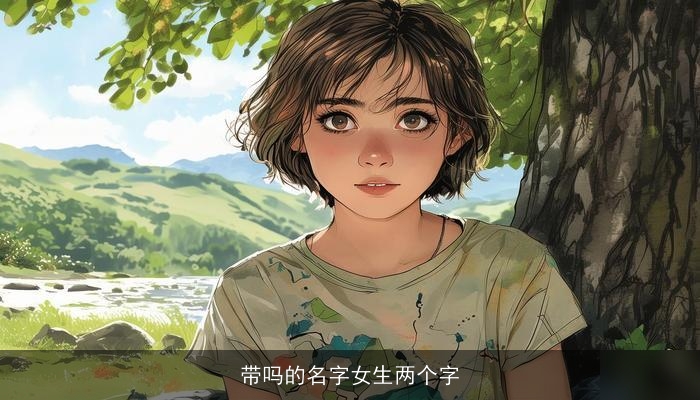 带吗的名字女生两个字