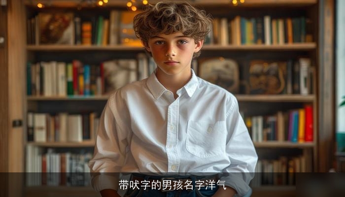 带吠字的男孩名字洋气
