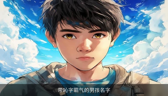 带吣字霸气的男孩名字