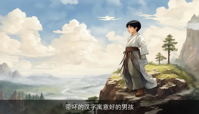 带吥的汉字寓意好的男孩