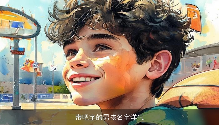 带吧字的男孩名字洋气