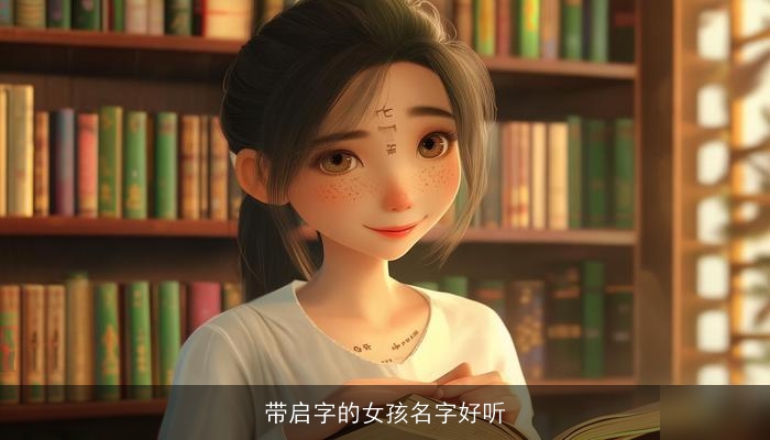 带启字的女孩名字好听