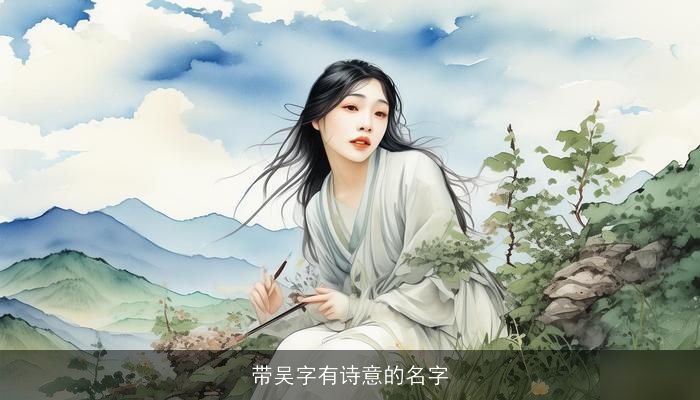 带吴字有诗意的名字