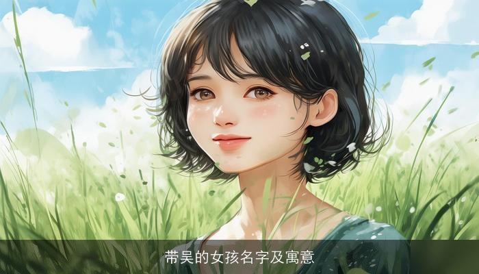 带吴的女孩名字及寓意