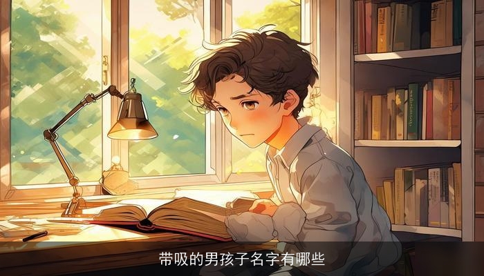 带吸的男孩子名字有哪些
