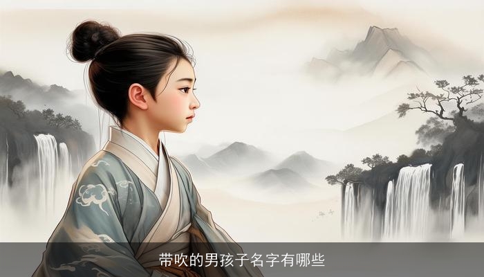 带吹的男孩子名字有哪些