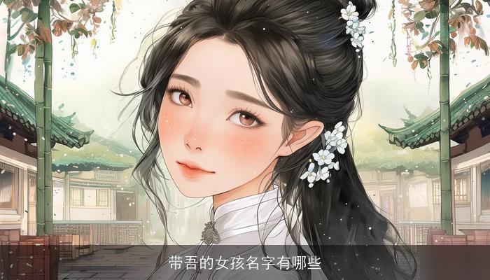 带吾的女孩名字有哪些