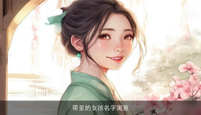 带呈的女孩名字寓意