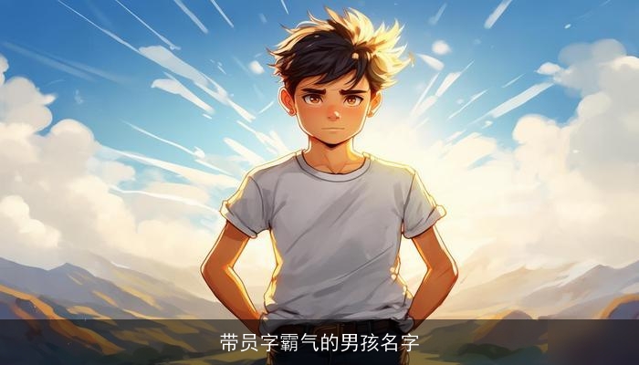 带员字霸气的男孩名字