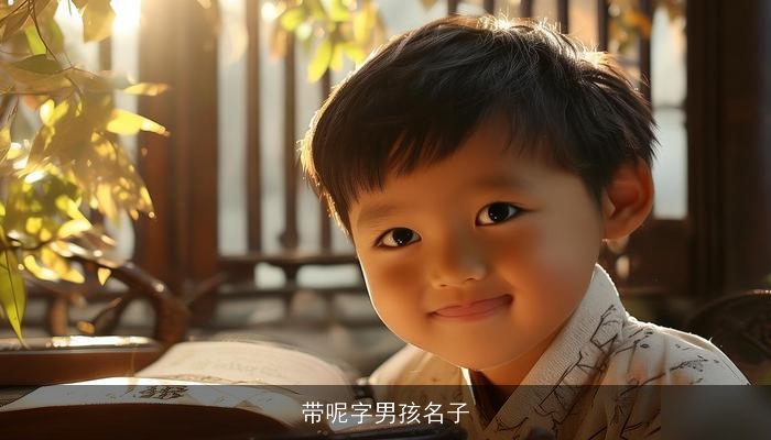 带呢字男孩名子