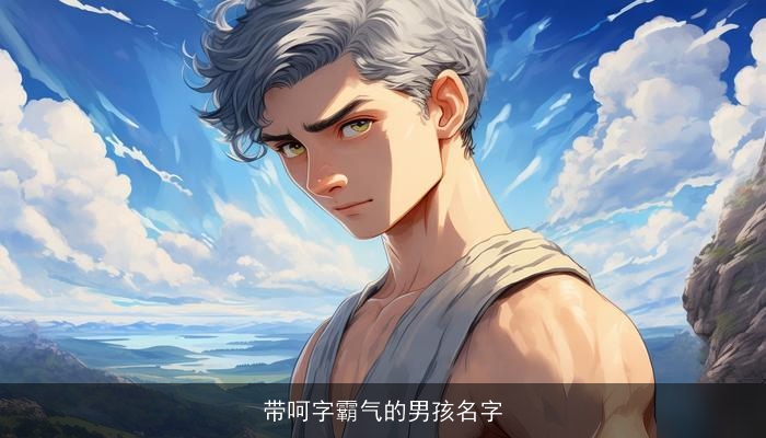带呵字霸气的男孩名字
