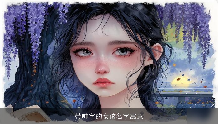 带呻字的女孩名字寓意
