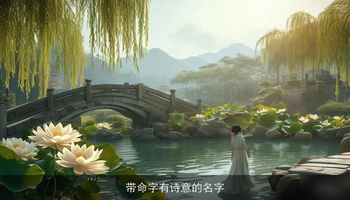 带命字有诗意的名字