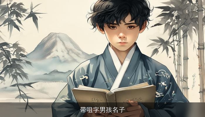 带咀字男孩名子