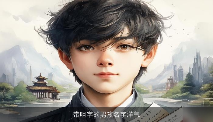 带咀字的男孩名字洋气