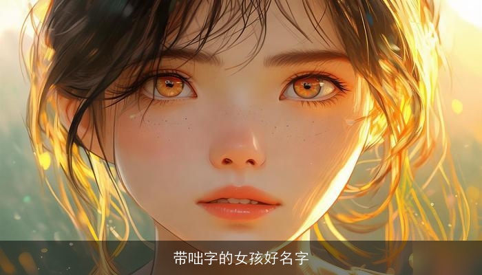带咄字的女孩好名字