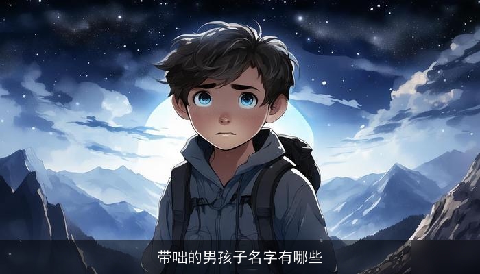 带咄的男孩子名字有哪些
