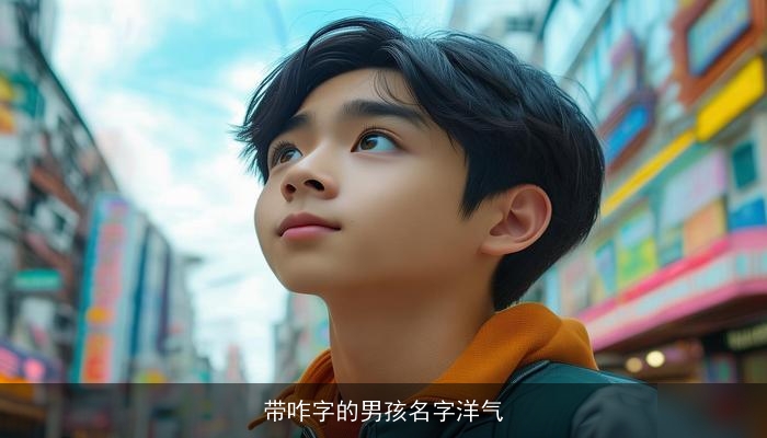 带咋字的男孩名字洋气