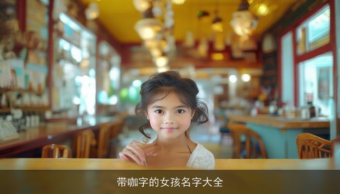 带咖字的女孩名字大全